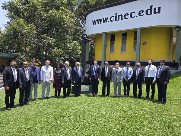 류동근 총장이 스리랑카 씨넥대학교(CINEC)를 방문했다. / 사진 = 해양대 제공